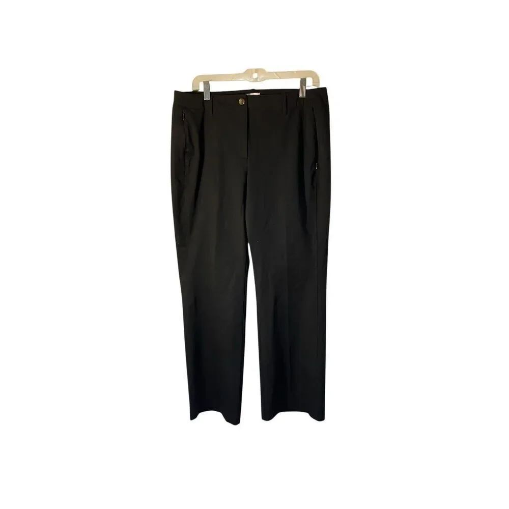 NWT J. Jill, black women’s petite cotton stretch trouser S/14 P